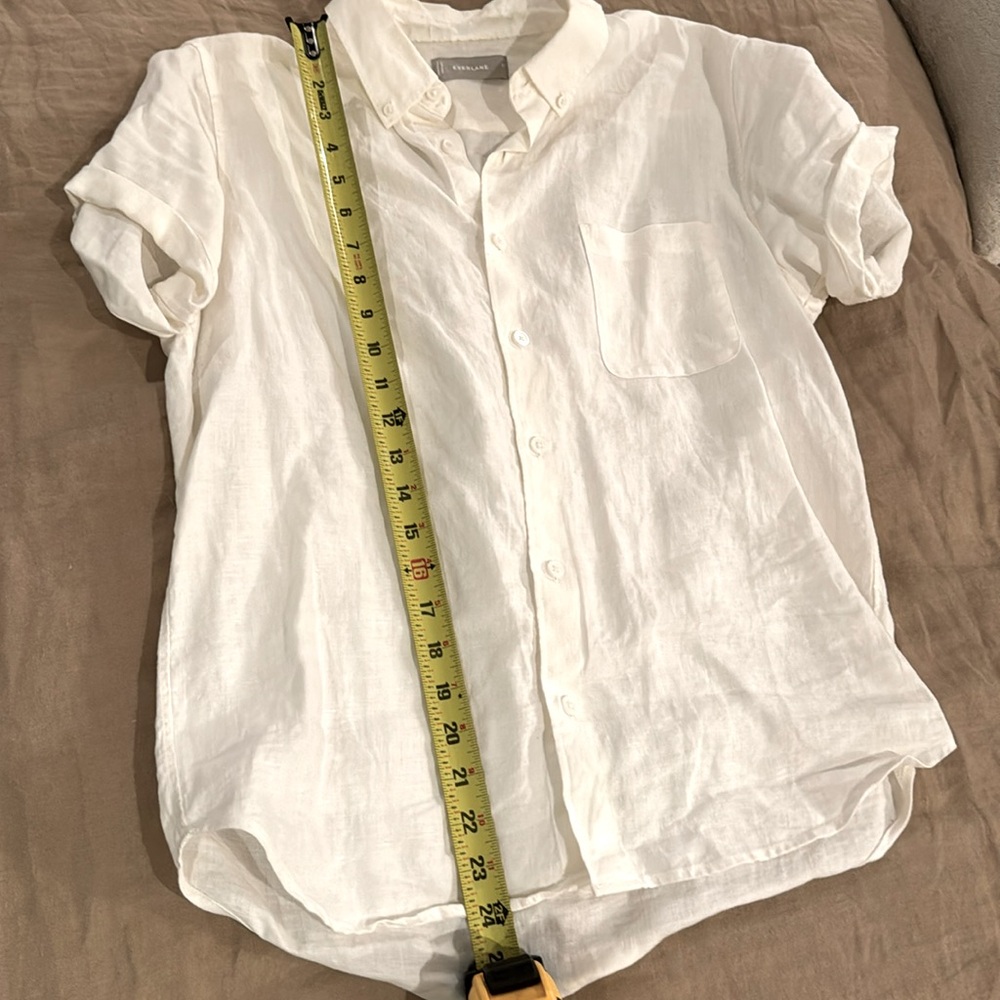 S/S Everlane Linen Button Up - Picture 7 of 7